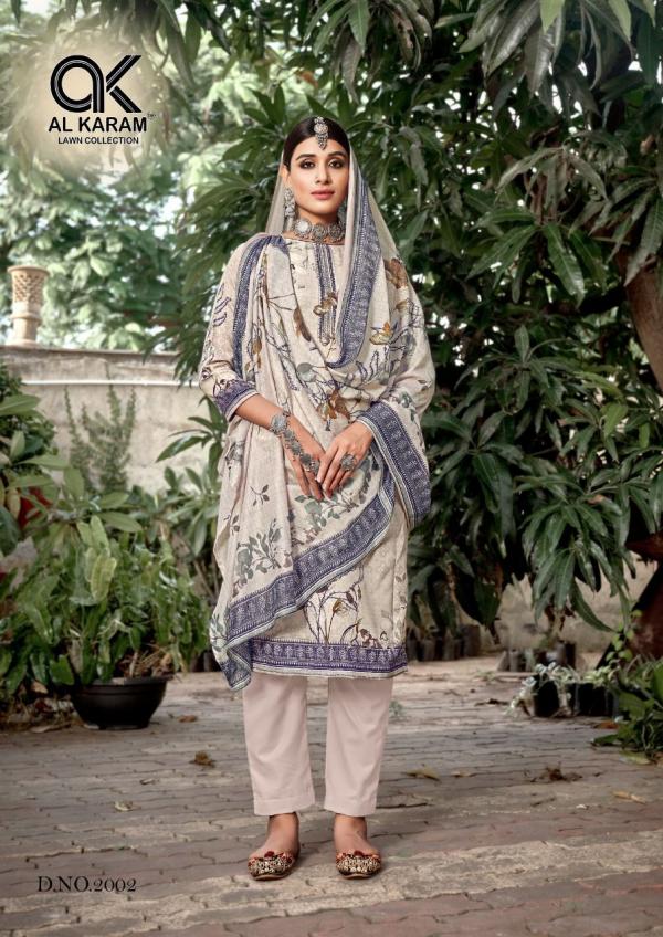 Al Karam Mahjabeen Vol-2 Cotton Pakistani Designer Dress Material